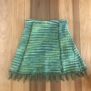 Boho Fringe Skirt